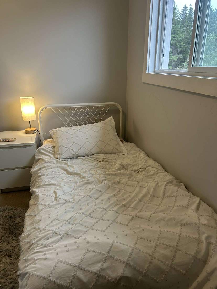 White Twin Bed Frame - photo 2