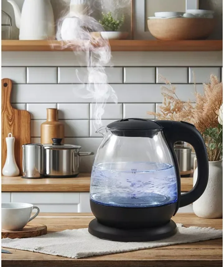 #freecycle Elite Gourmet 1L Glass Cordless Electric Kettle image indicator(5)
