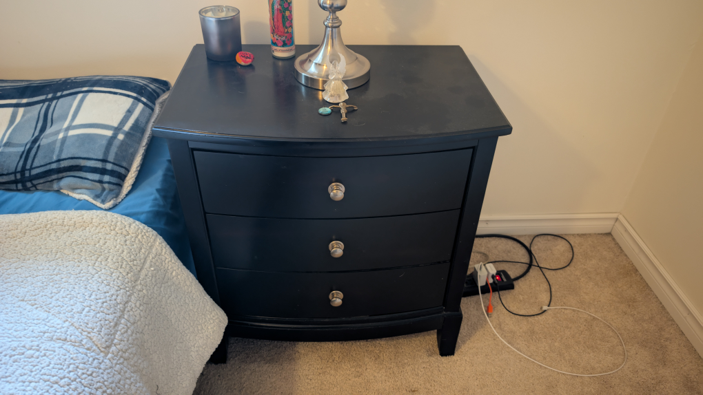 Black Dresser and Matching Nightstand - photo 2