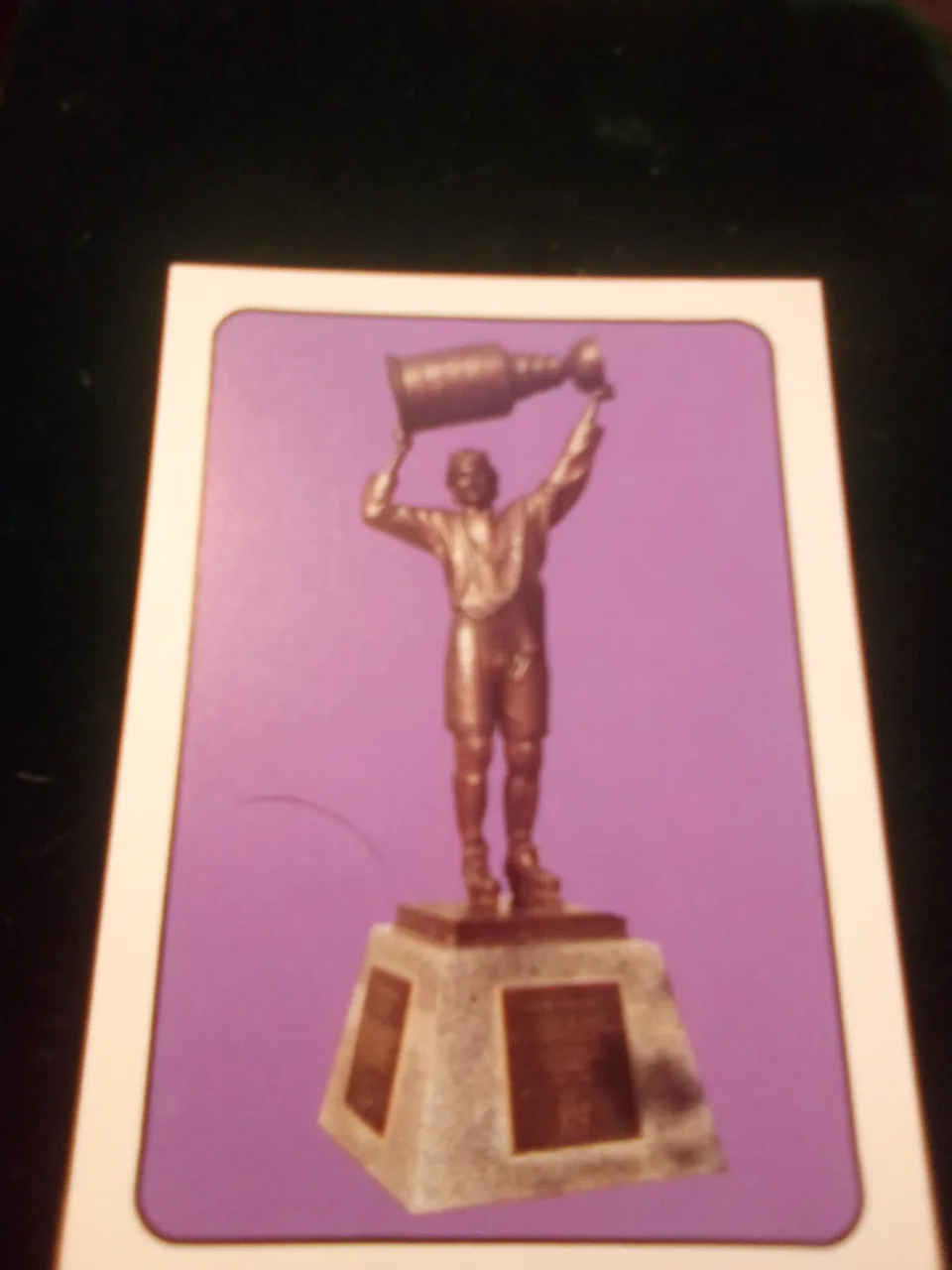 Wayne Gretzky Statue Trading Card thumbnail