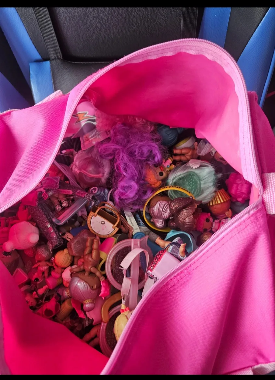 big bag with lots of LOL Surprise Dolls and Accessories image indicator(10)