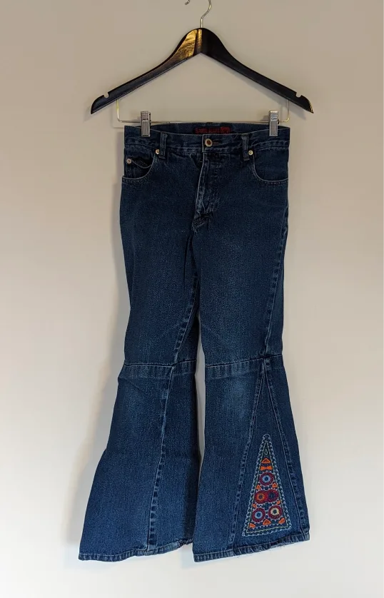Stone Jeans with Floral Embroidery - Size 3 thumbnail