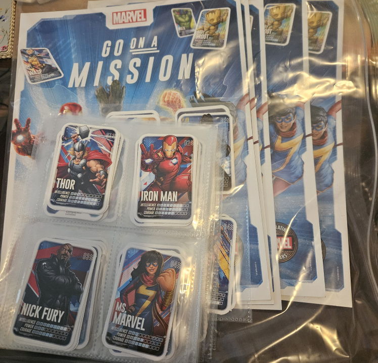Marvel - Go On a Mission complete set