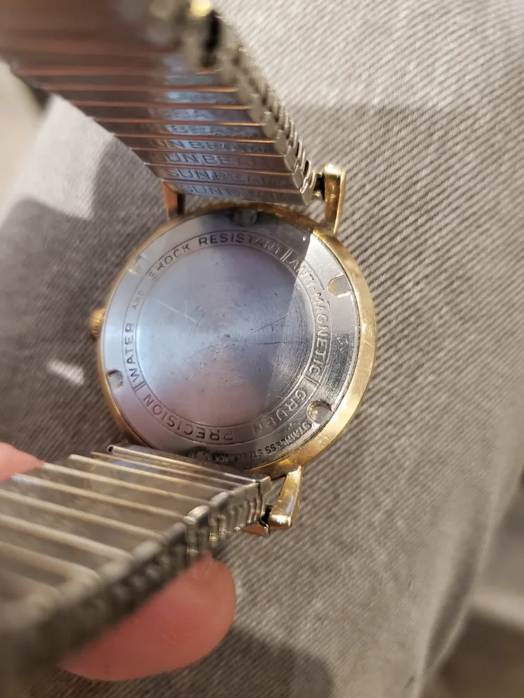 Vintage Gruen Precision Watch with Sunbeam Band image indicator(2)