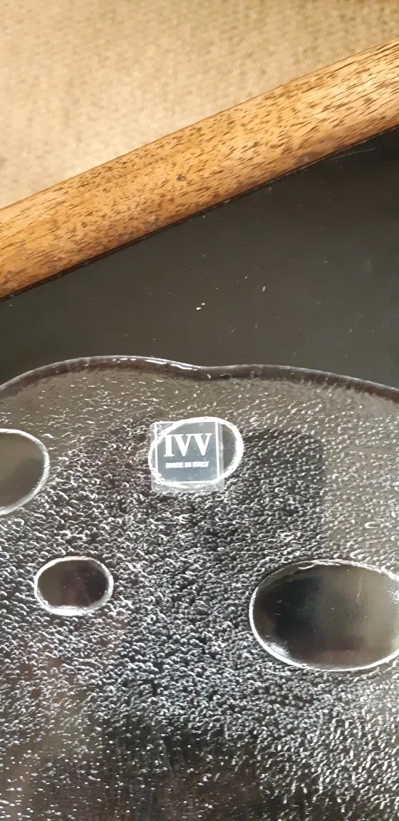 Lovely Glass Serving Plate image indicator(2)