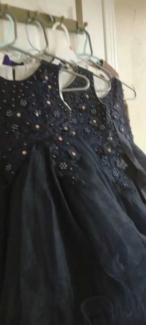 Beautiful navy blue dresses image indicator(2)