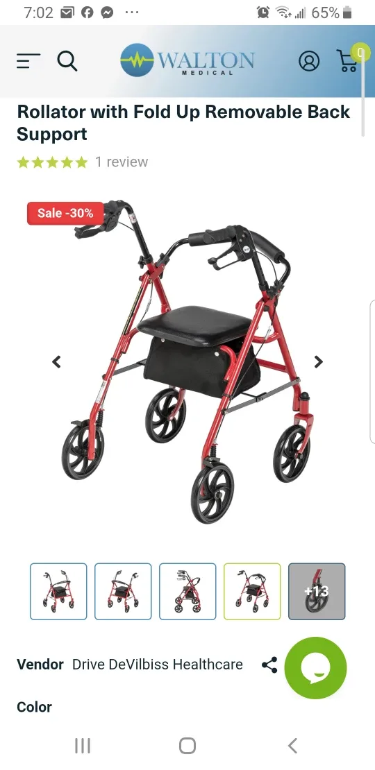 Drive Medical Four Wheel Walker Rollator image indicator(3)