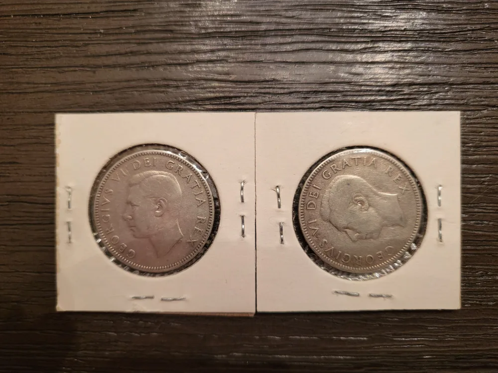 2 @1948 Canadian Silver Quarters image indicator(3)