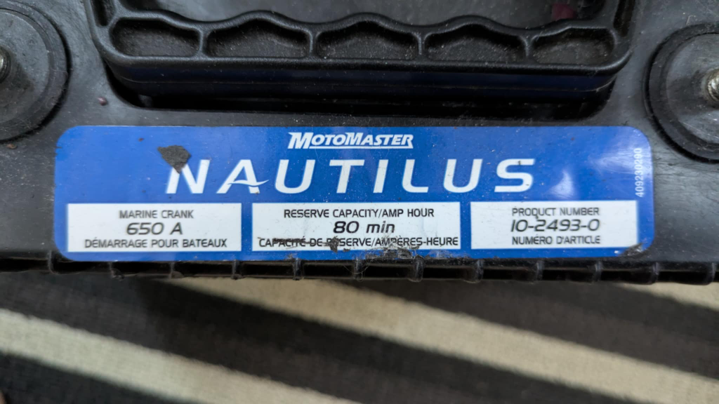 Motomaster Nautilus Marine Battery - photo 2