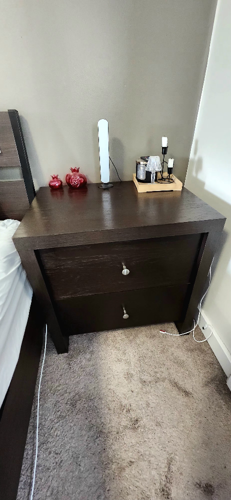 Bedroom Set - Bed, Nightstand, dresser and a mirror and Cabinet - photo 4