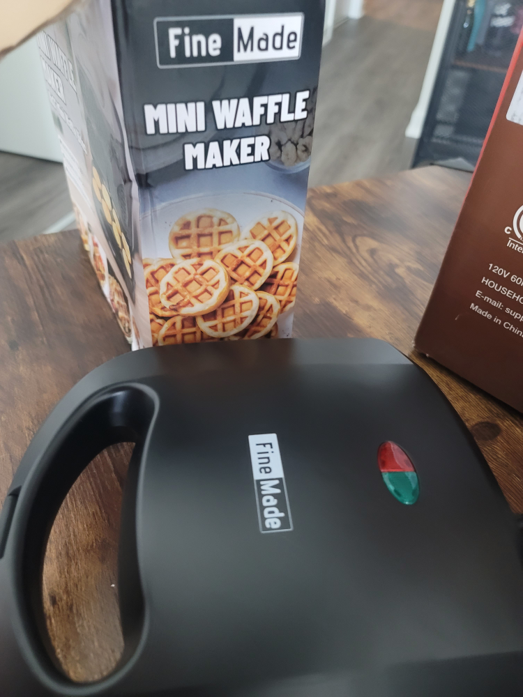 Fine Made Mini Waffle Maker - New in Box! - photo 2