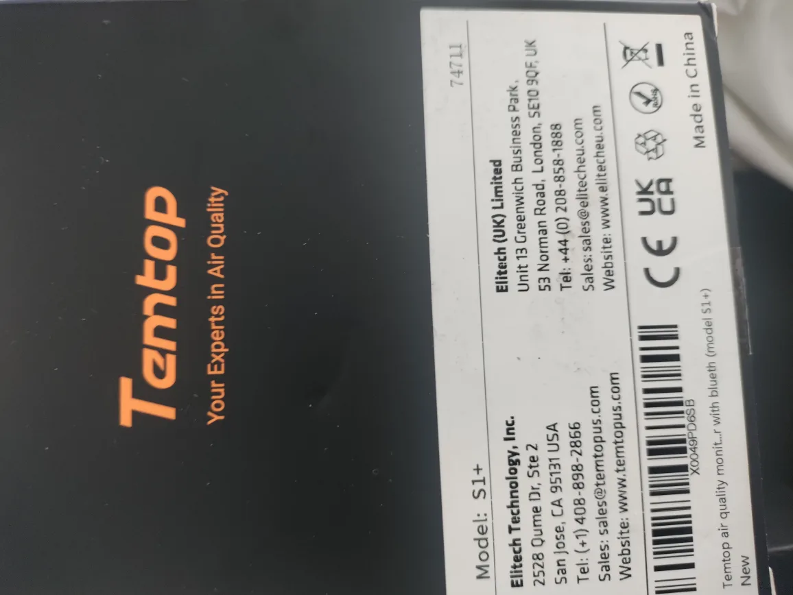 New Temtop S1+ Air Quality Monitor thumbnail