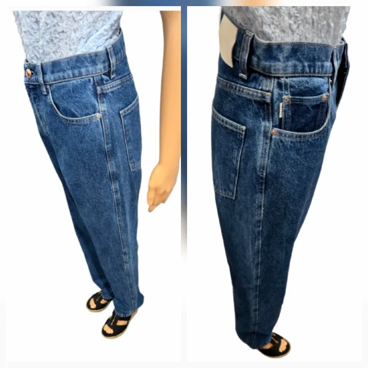 DL1961 Demi High Rise Relaxed-Fit Straight Leg Jeans Size 25-26 image indicator(5)