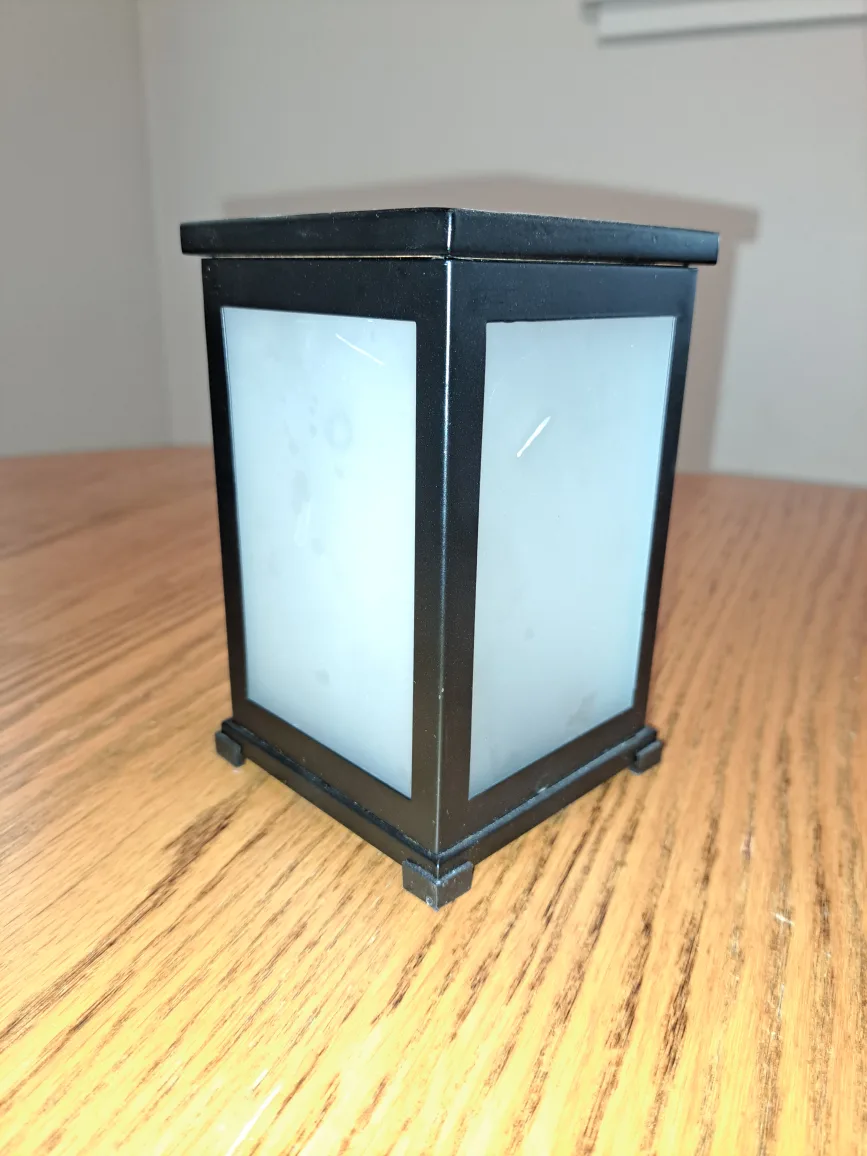 partylite Black Lantern Candle Holder thumbnail