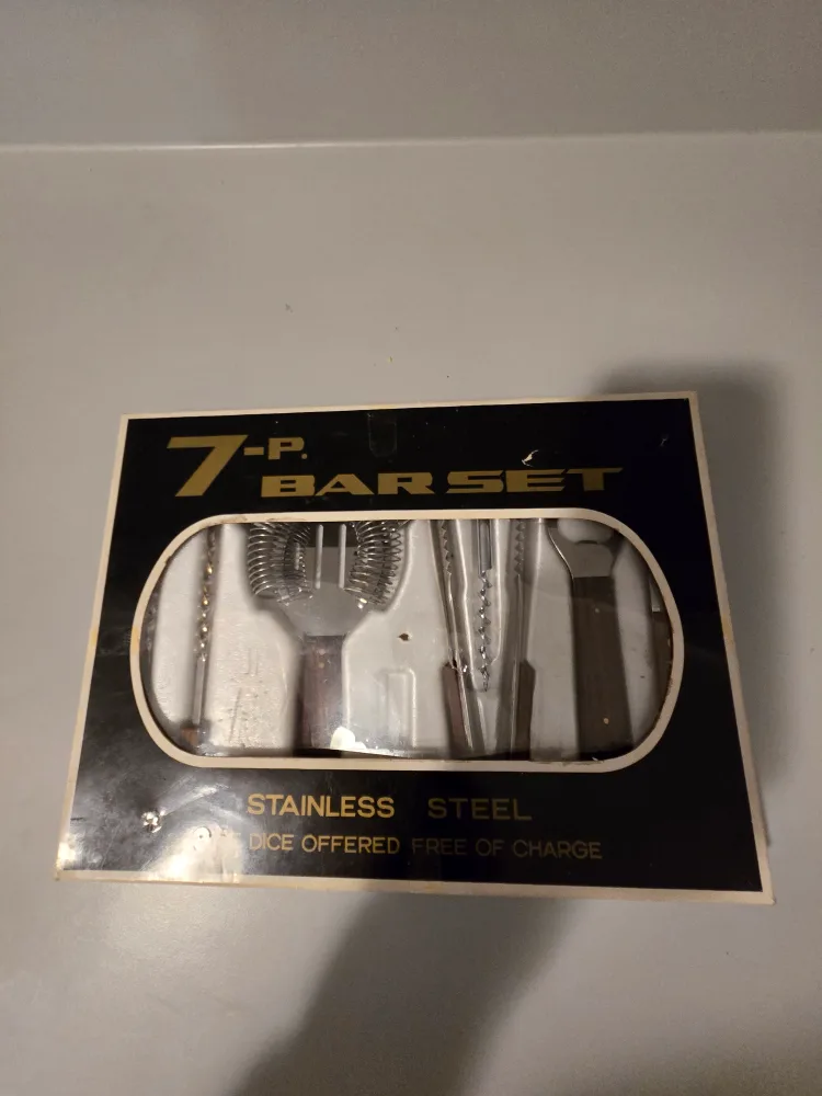 Vintage 7-Piece Bar Set thumbnail