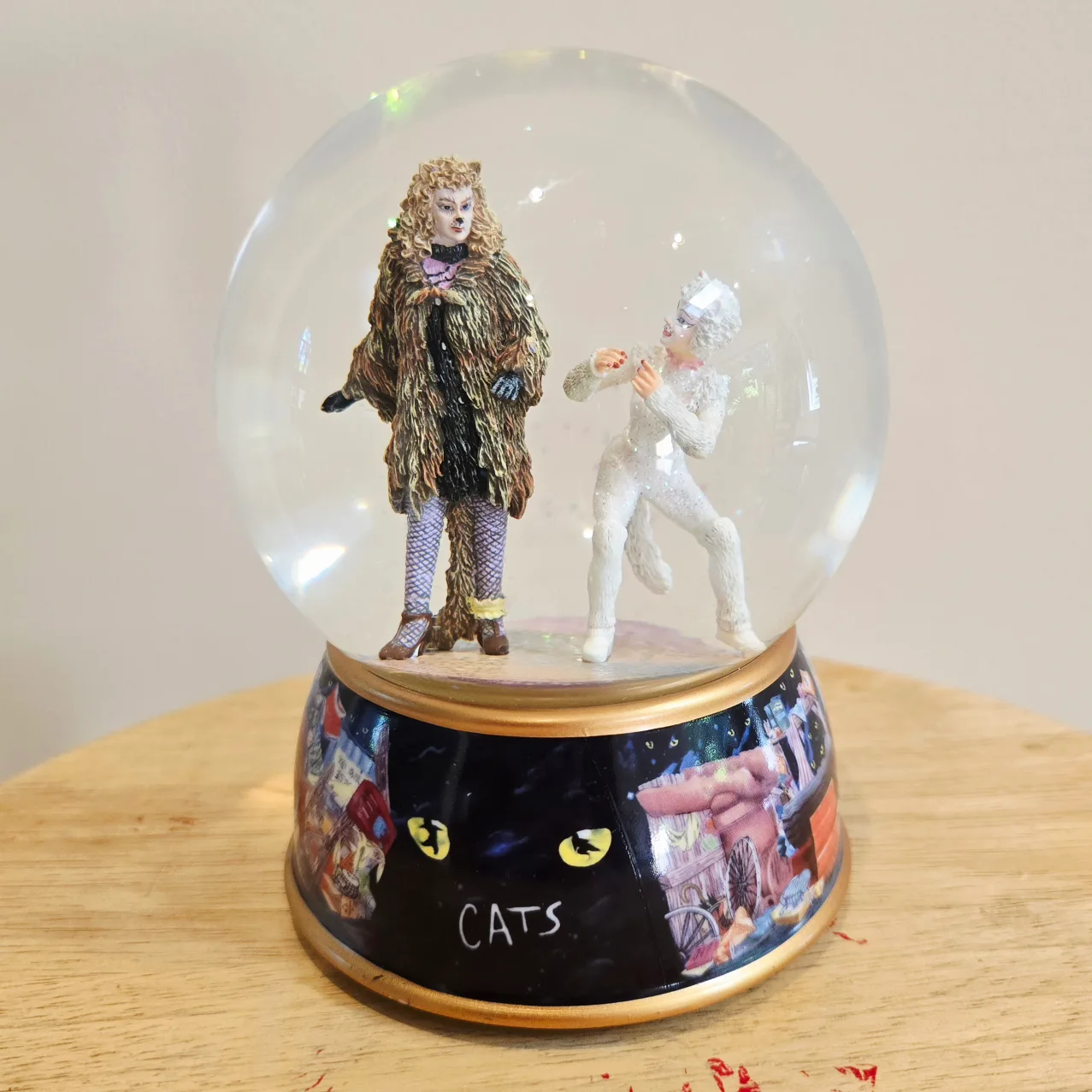 1981 San Francisco Cats Broadway Musical Snow Globe thumbnail