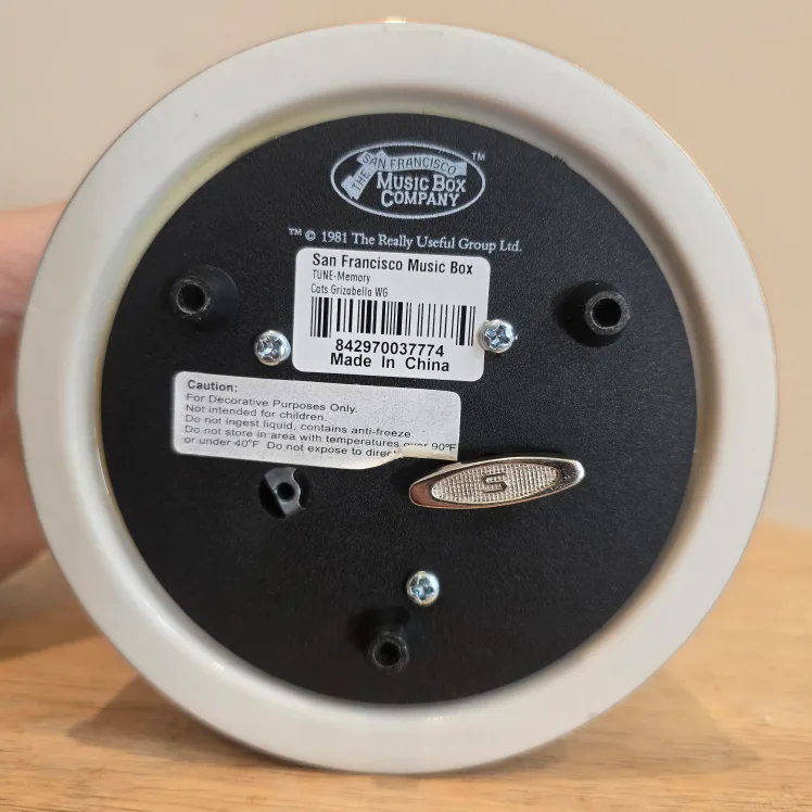 1981 San Francisco Cats Broadway Musical Snow Globe image indicator(7)