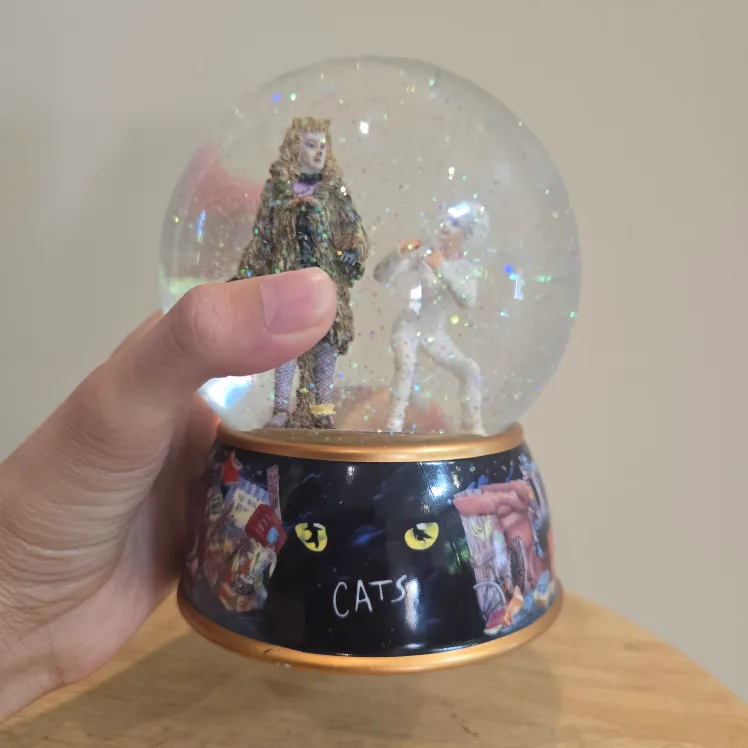1981 San Francisco Cats Broadway Musical Snow Globe image indicator(8)