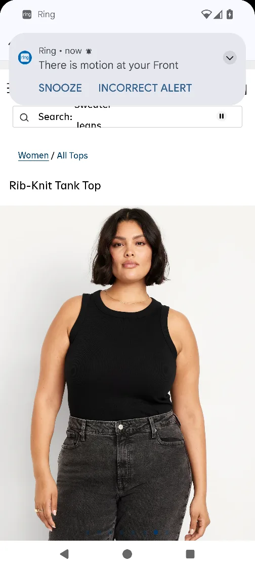 Women's XL-tall old Navy Rib-Knit Tank Top set of 4 for $35 thumbnail