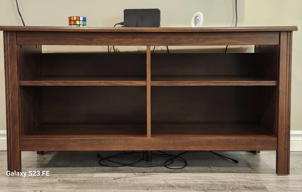 Brown Wooden TV Stand
