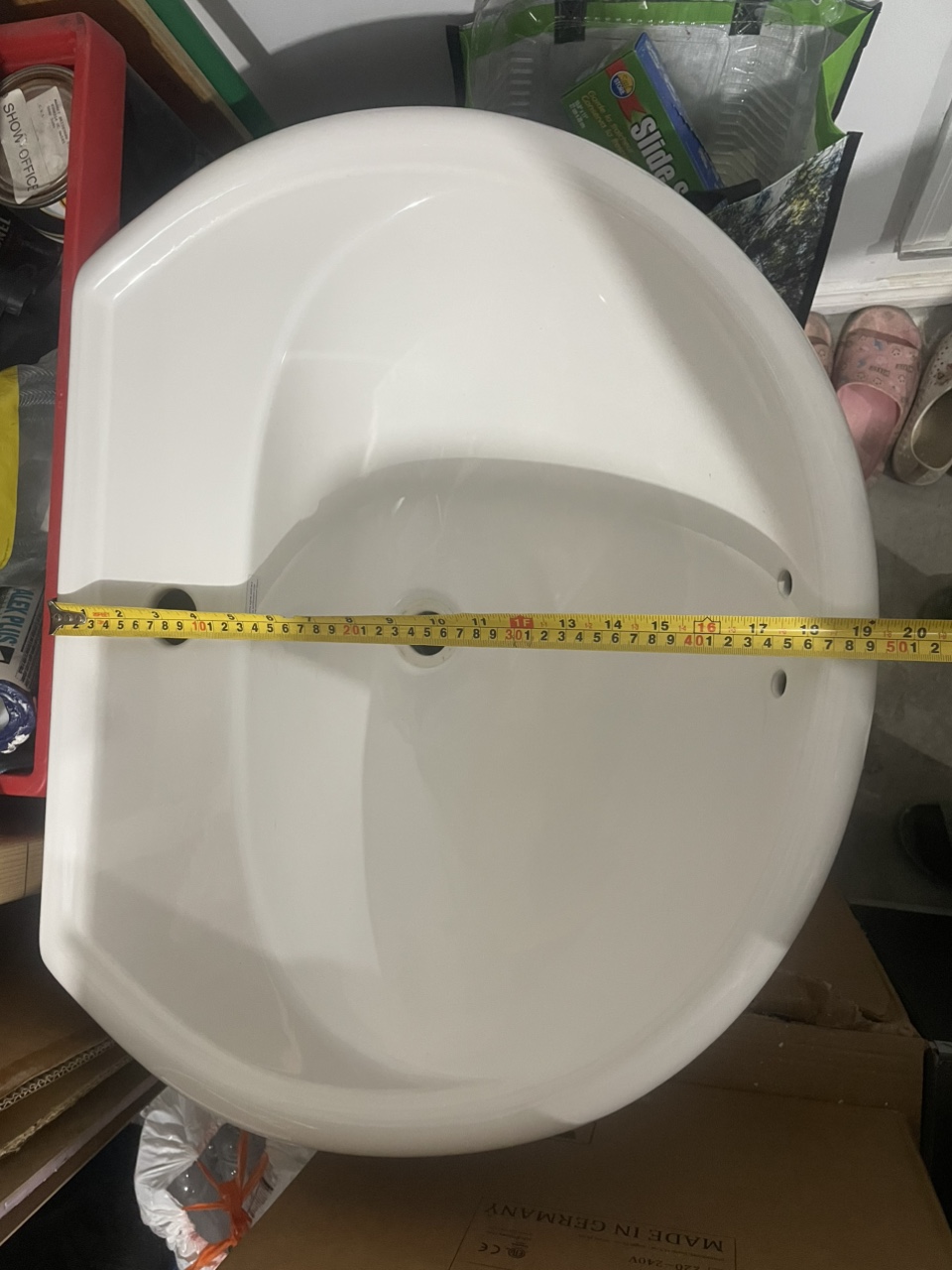 White Pedestal Sink