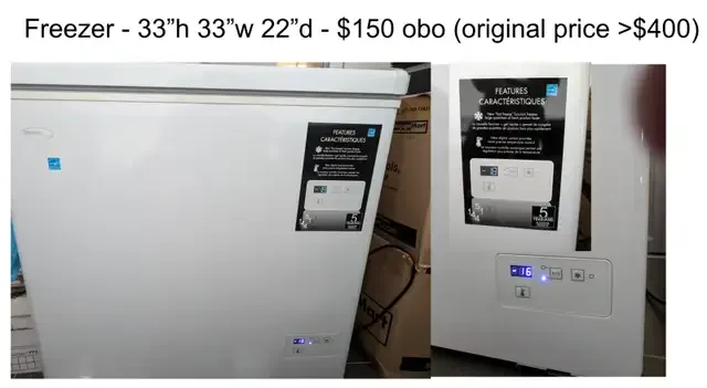 Freezer - 33"h x 33"w x 22"d thumbnail