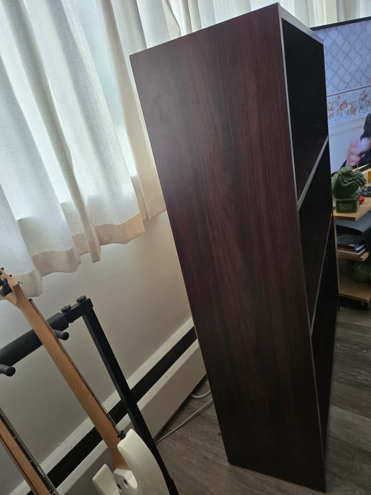 ***NEED GONE TODAY***Great condition cherry wood style bookcase image indicator(3)