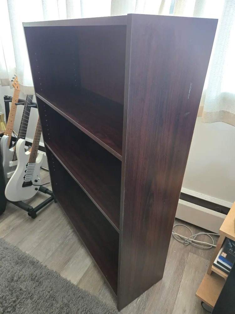 ***NEED GONE TODAY***Great condition cherry wood style bookcase image indicator(4)