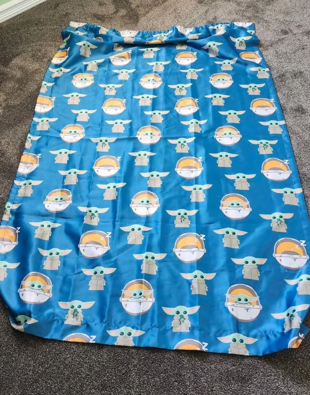 Baby Yoda Blue Curtains pack of 2 thumbnail
