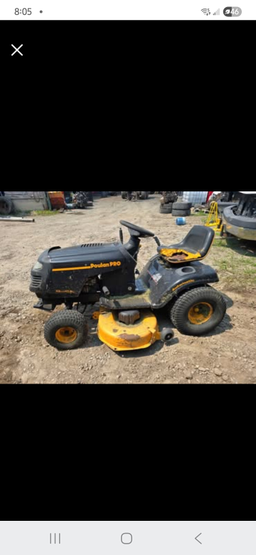 Poulan Pro Riding Lawn Mower