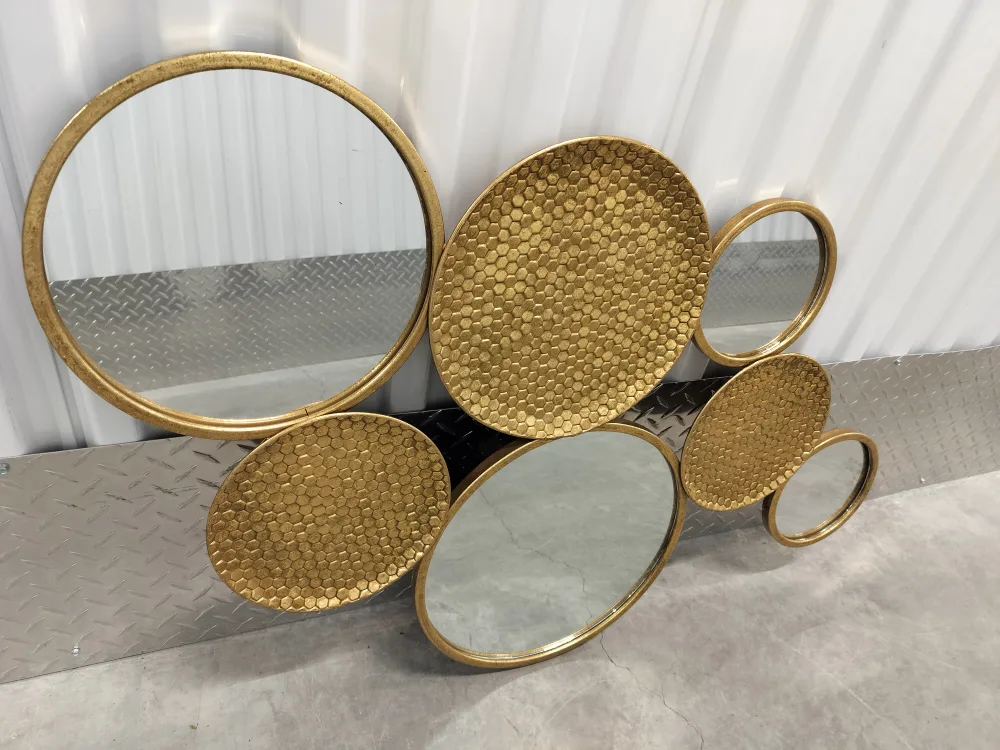 Gold Decorative Wall Mirror thumbnail
