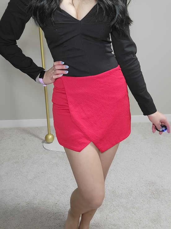 Simons Twik Red mini skort