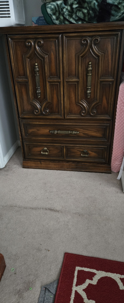 Vintage Wooden Armoire - photo 2