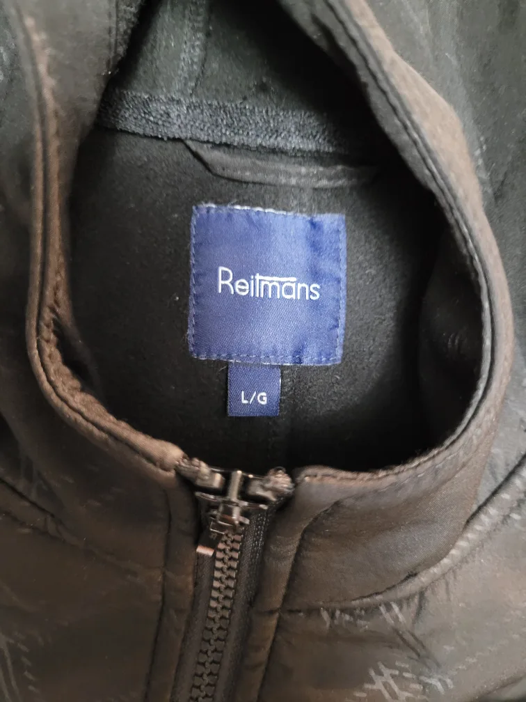 Reitmans Black fleece-lined Jacket-Size Large image indicator(5)