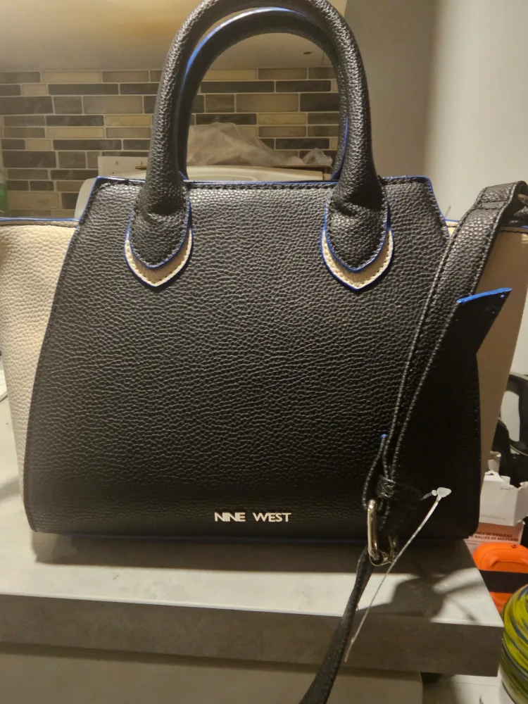 Nine West Black & Cream Handbag image indicator(2)