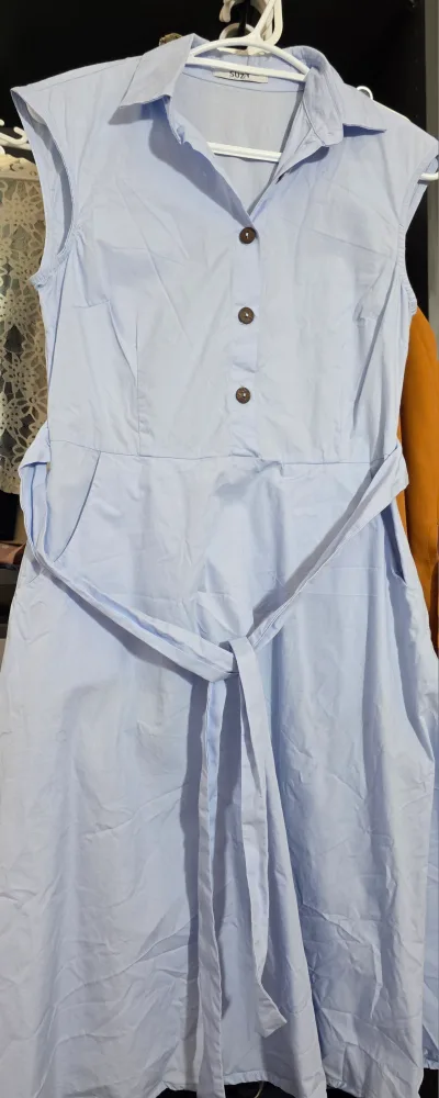Light Blue Sleeveless Dress in S thumbnail