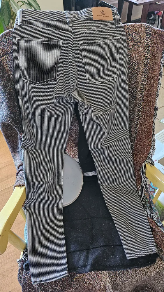 Ralph Lauren Striped Jeans - Size 0#freecycle image indicator(3)