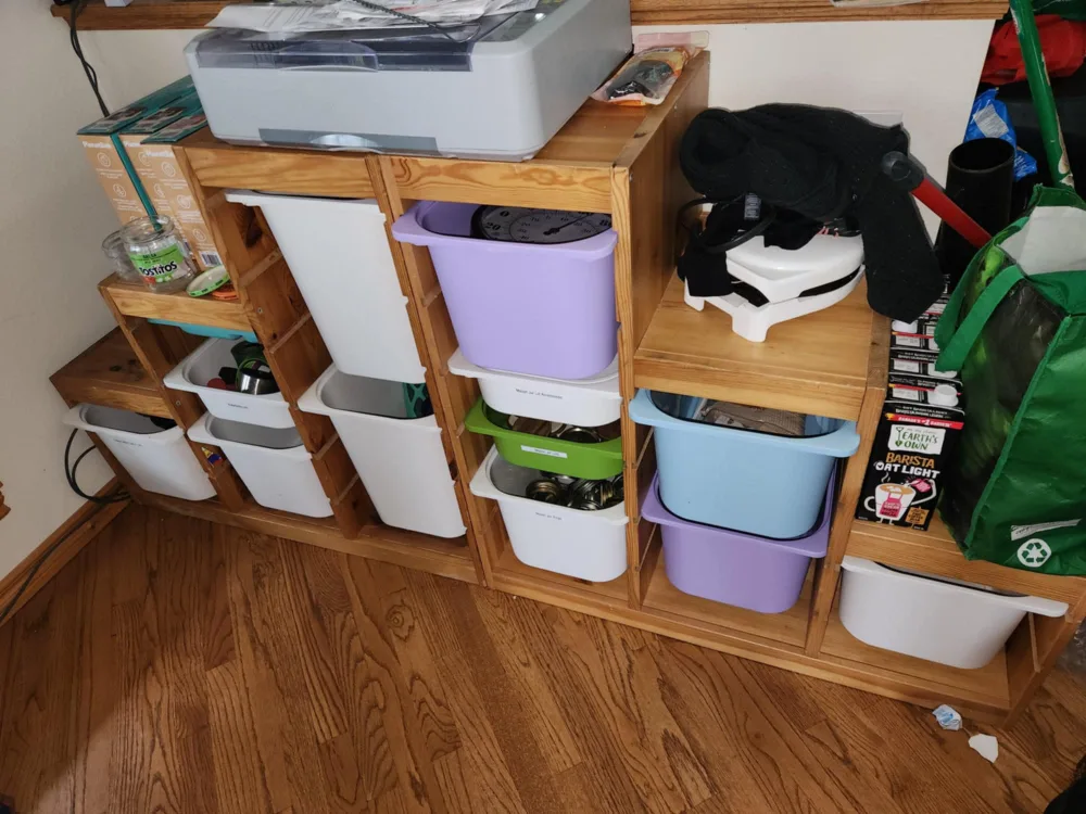 Ikea trofast stair shelf thumbnail