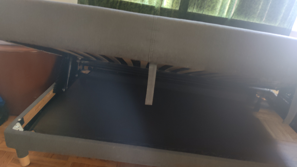 Grey Fabric IKEA Sofa Bed