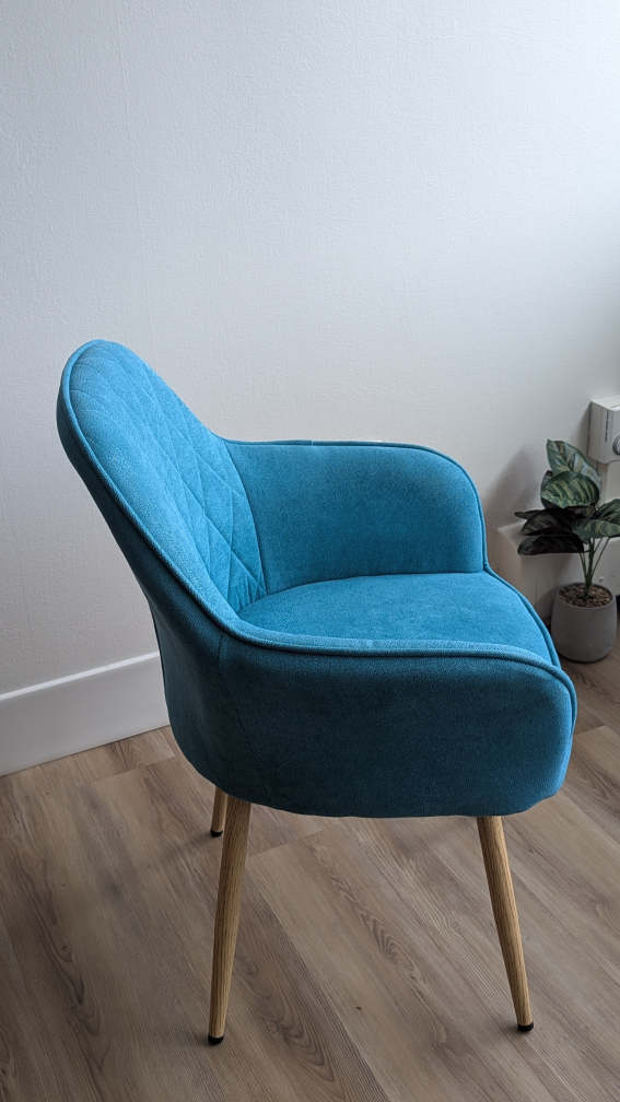 Blue Accent Chair - photo 5