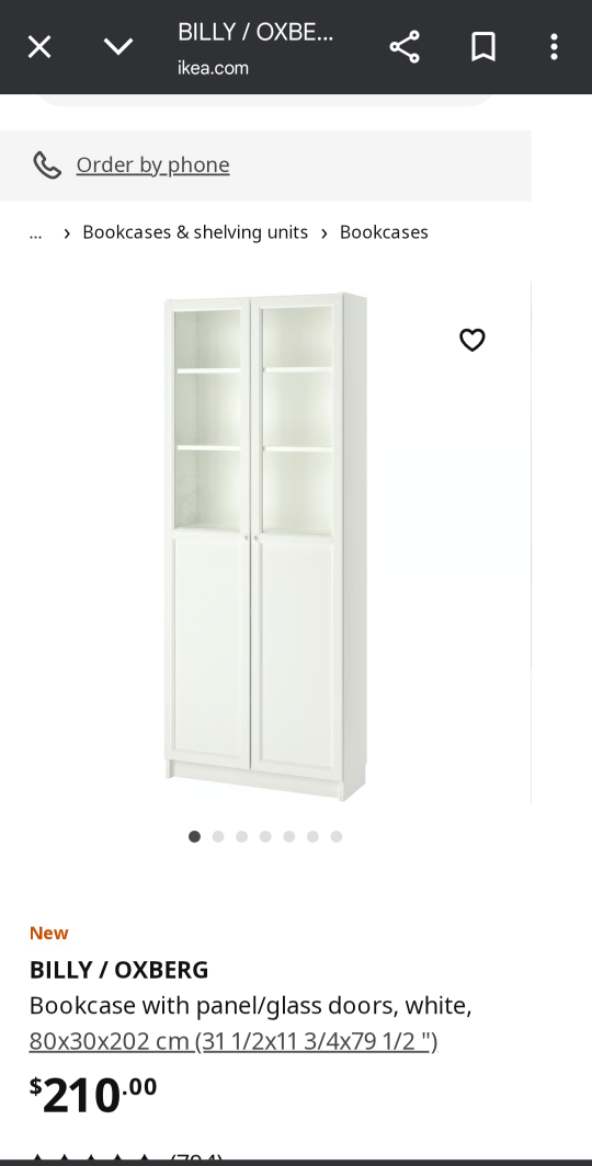 2 door IKEA Billy/Oxberg model used in good condition - photo 4