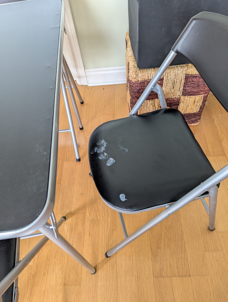 Cosco 5-Piece Folding Table and Chair Set - Black - photo 5