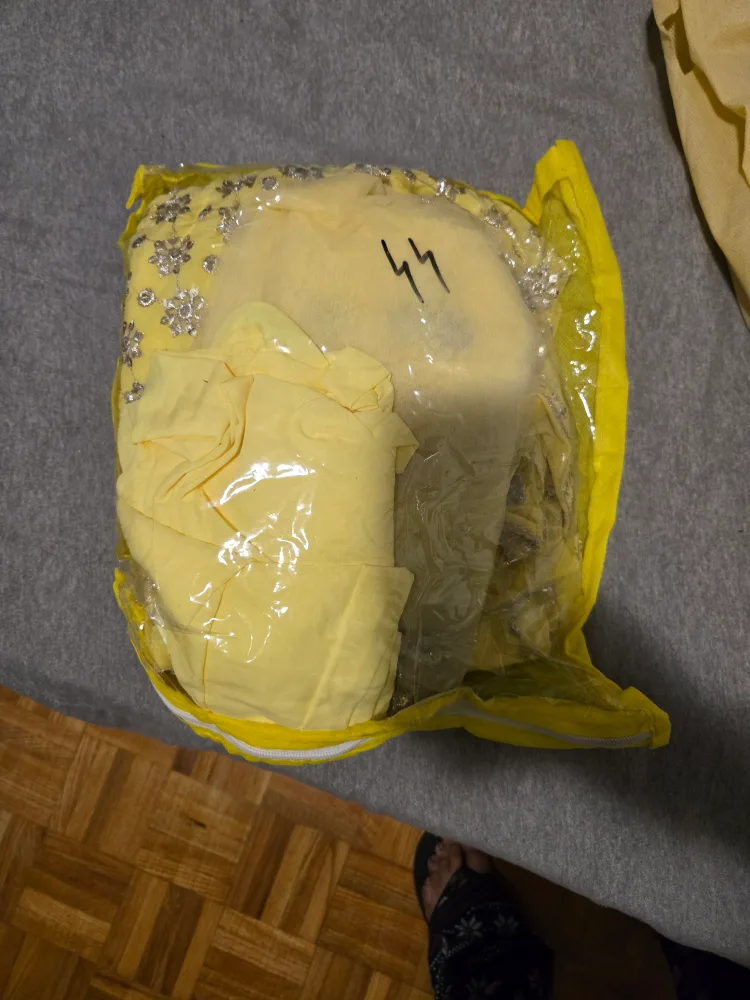 Yellow Embroidered Maxi Dress brand new image indicator(2)