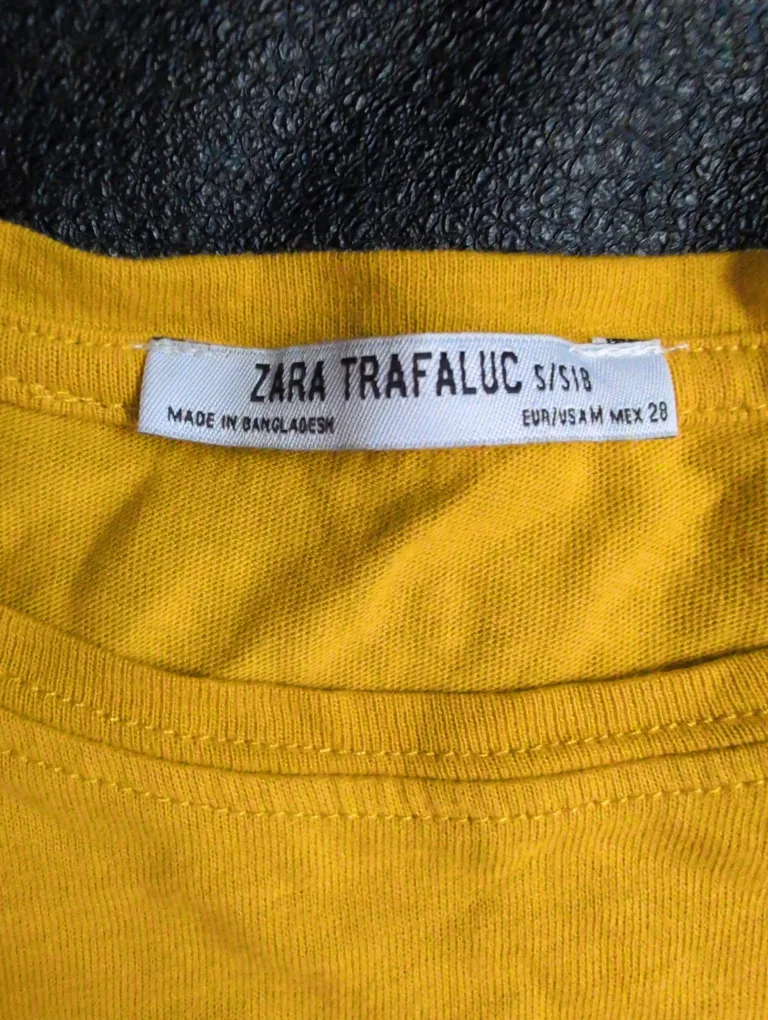 Zara Yellow T-Shirt 💚🥕 image indicator(2)