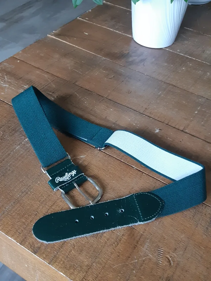 Rawlings green baseball belt thumbnail