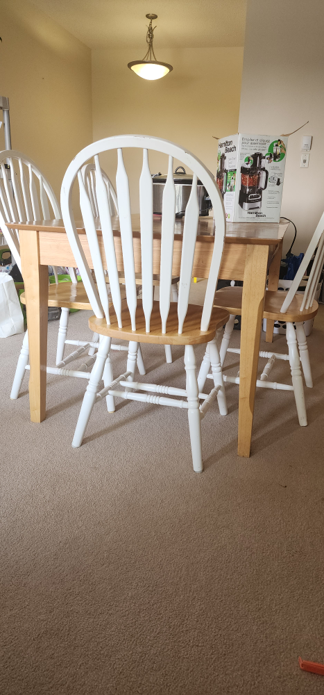 Wooden Dining Table & Chairs