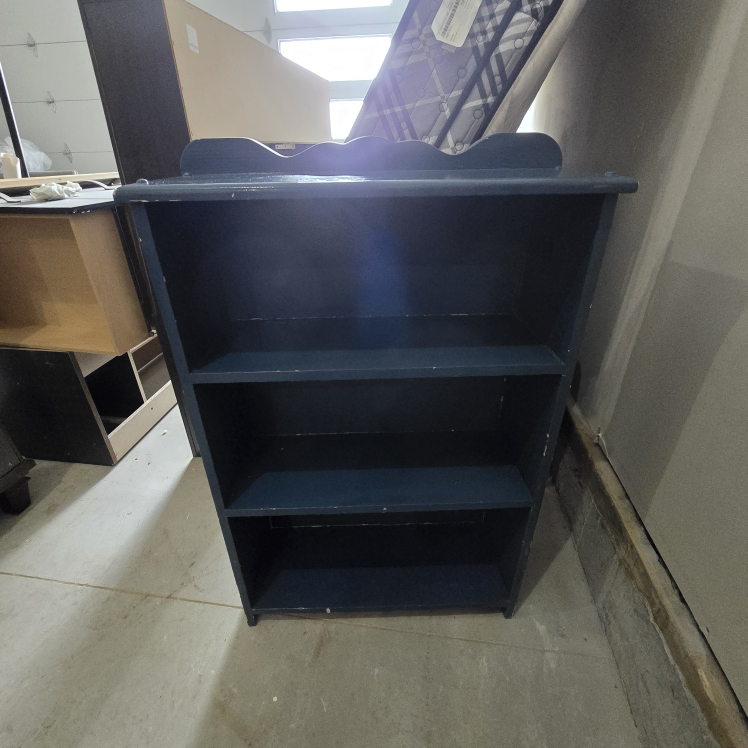 Blue Wooden Bookcase - photo 2