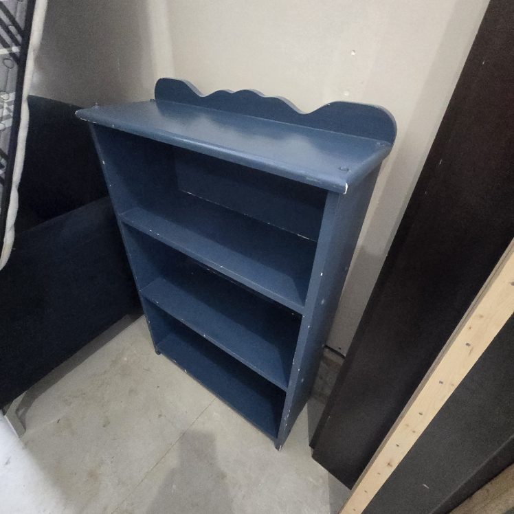 Blue Wooden Bookcase - photo 3