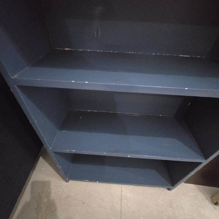 Blue Wooden Bookcase - photo 4