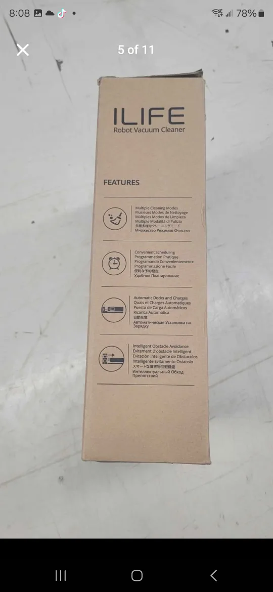 iLife Robot Vaccuum Cleaner image indicator(4)